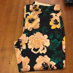 Banana Republic Sloan Floral Ankle pants
